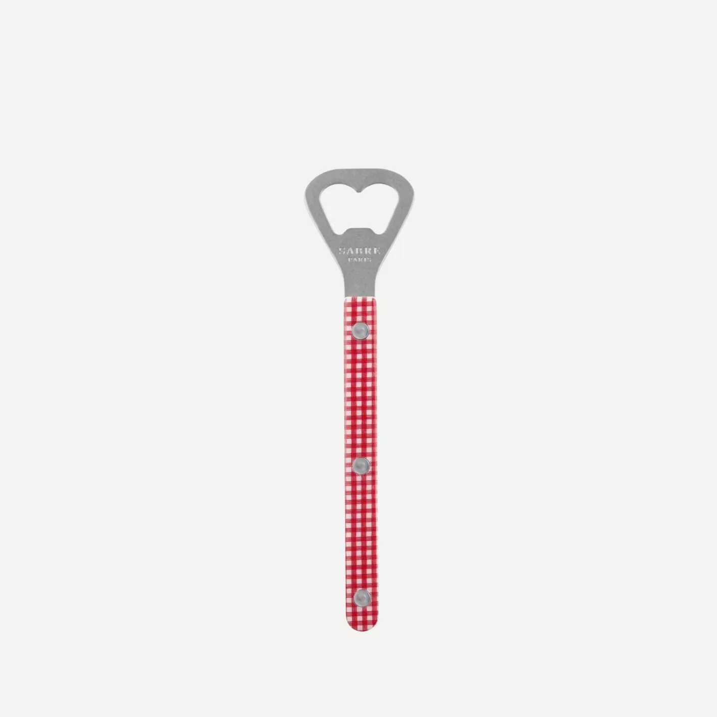 Sabre Paris Bottle Opener>Bistrot Vintage Gingham, Red