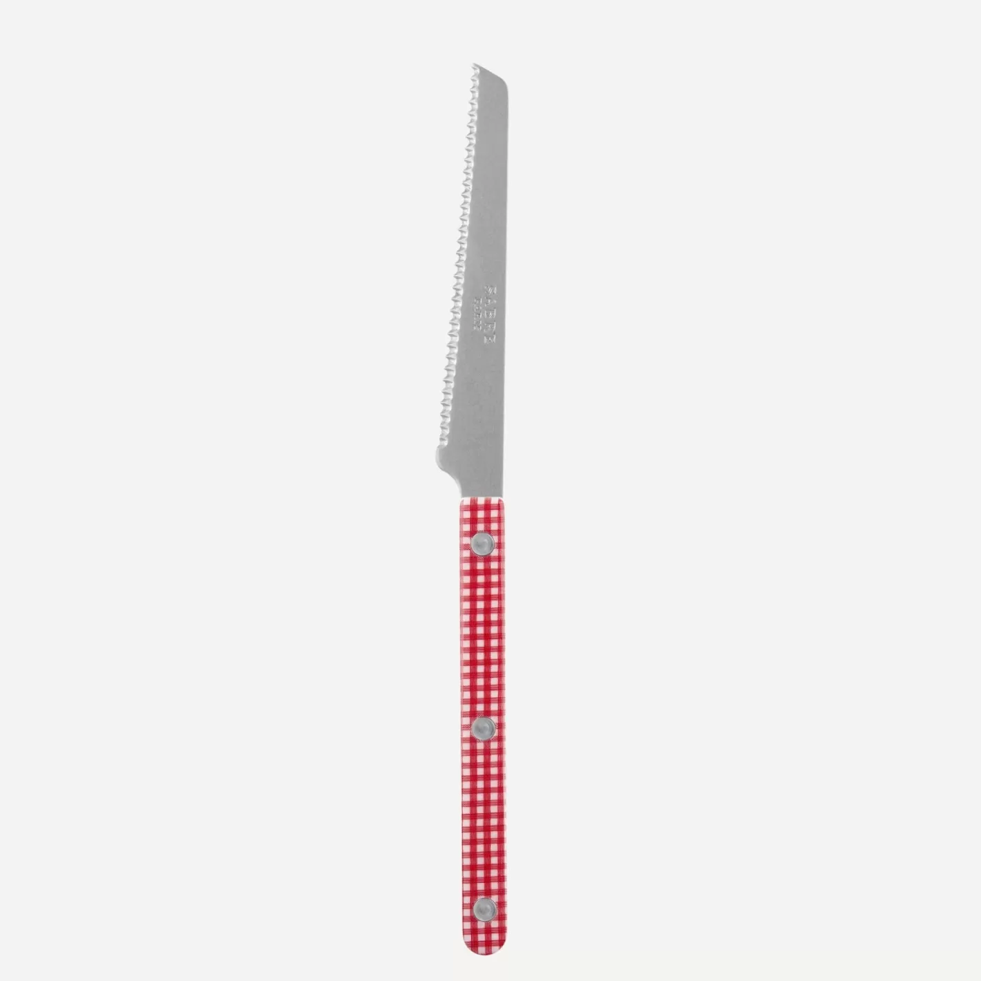 Sabre Paris Tomato Knife>Bistrot Vintage Gingham, Red