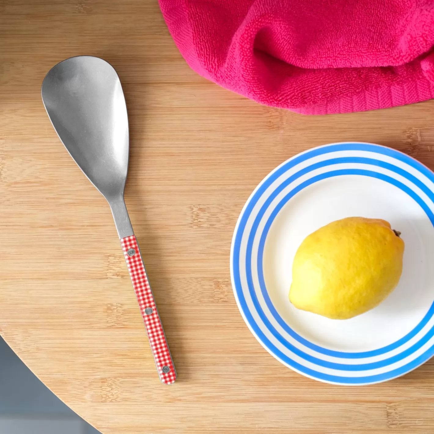 Sabre Paris Rice Spoon>Bistrot Vintage Gingham, Red