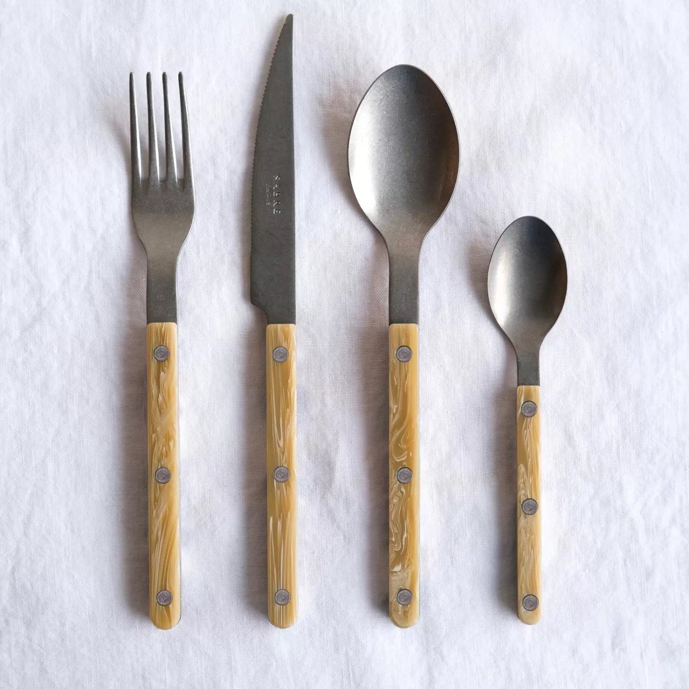 Sabre Paris Teaspoon>Bistrot Vintage Horn, Faux Horn