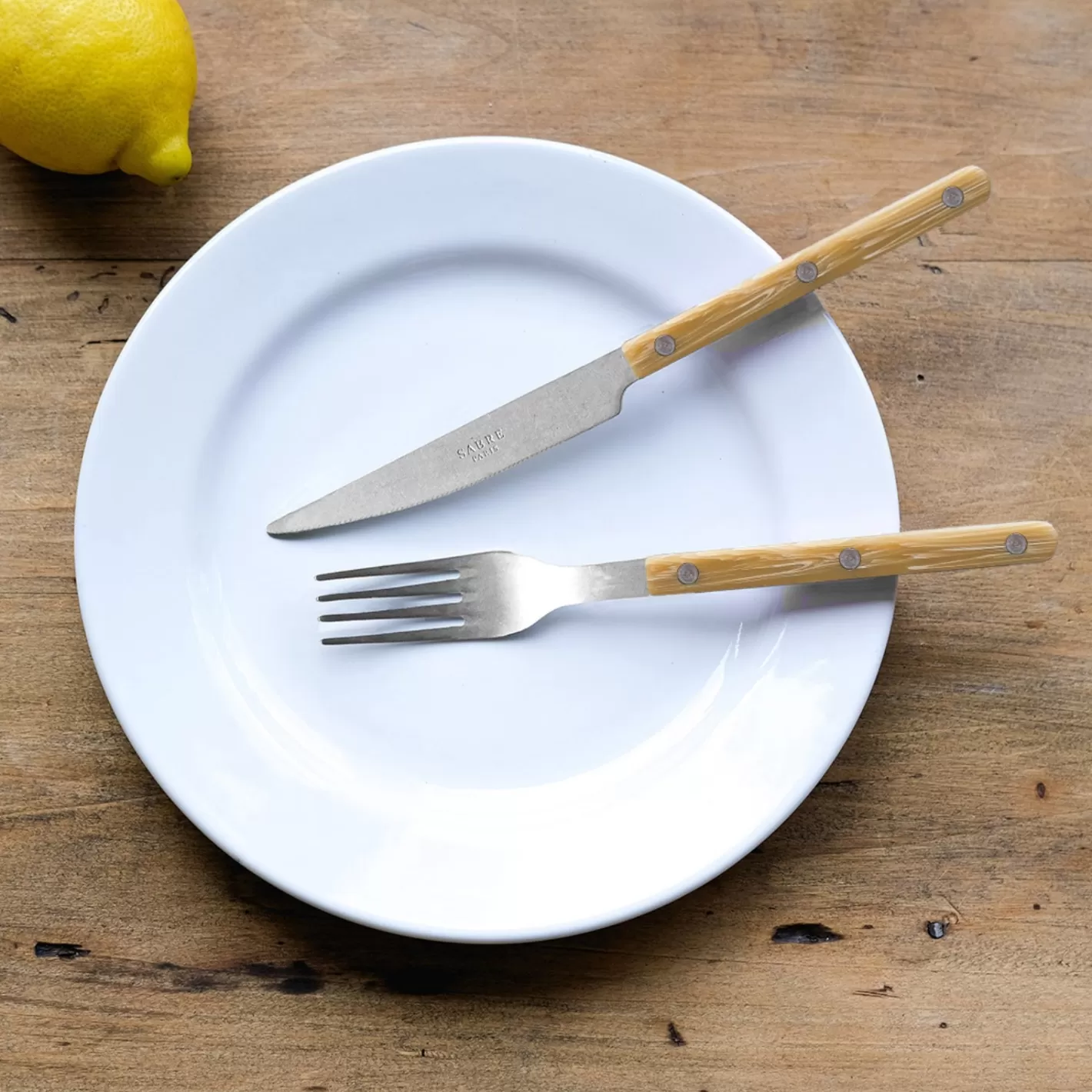 Sabre Paris Dinner Fork>Bistrot Vintage Horn, Faux Horn