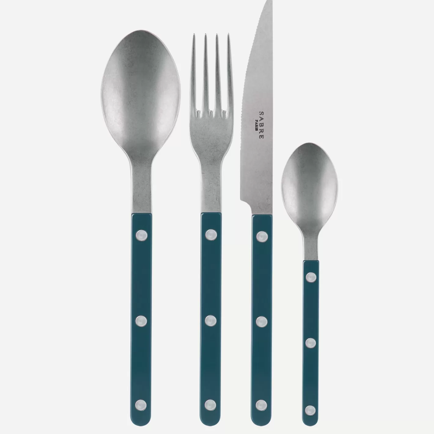 Sabre Paris Set Of 4 Pieces>Bistrot Vintage Solid, Aquamarine