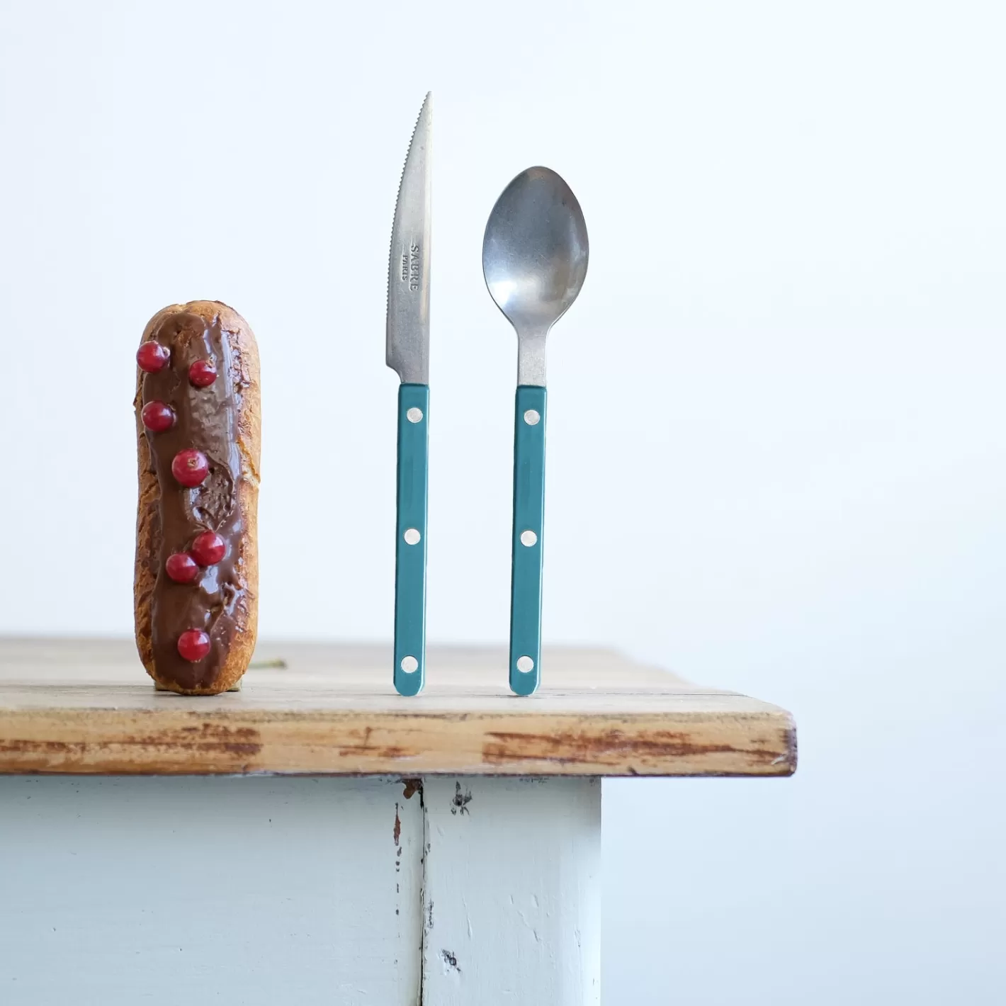 Sabre Paris Dessert Knife>Bistrot Vintage Solid, Aquamarine