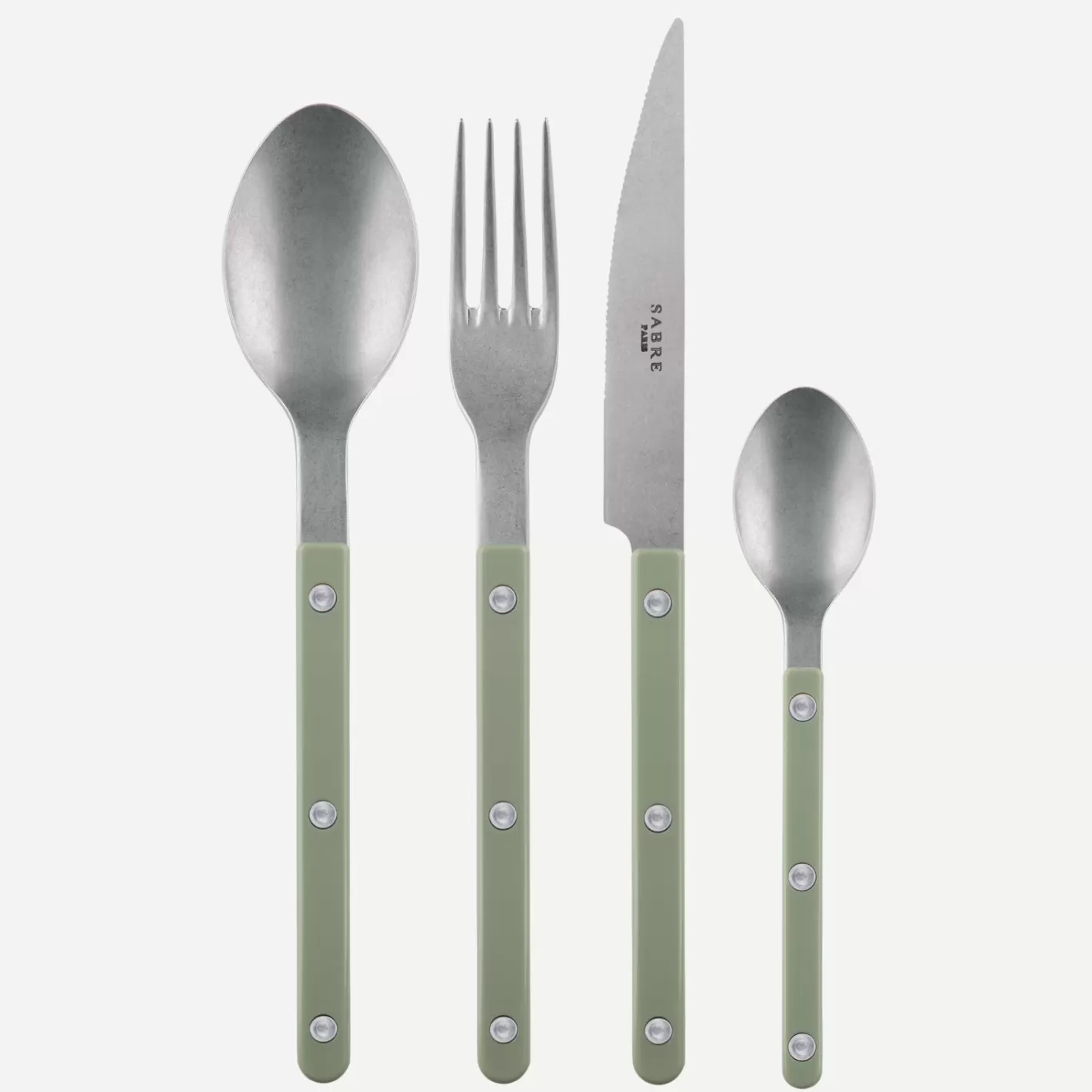 Sabre Paris Set Of 4 Pieces>Bistrot Vintage Solid, Asparagus