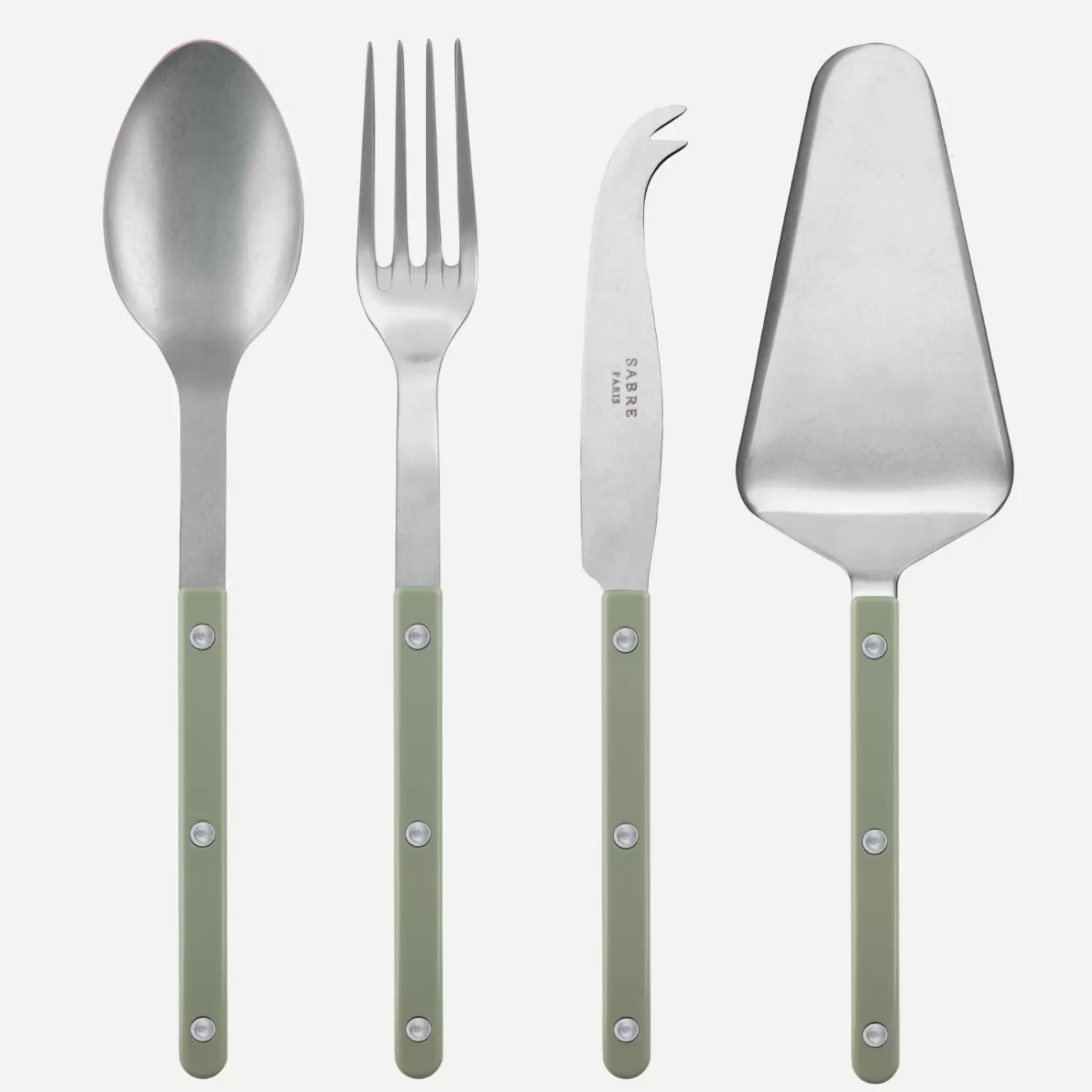 Sabre Paris Set Of 4 Must-Have Serving Pieces>Bistrot Vintage Solid, Asparagus
