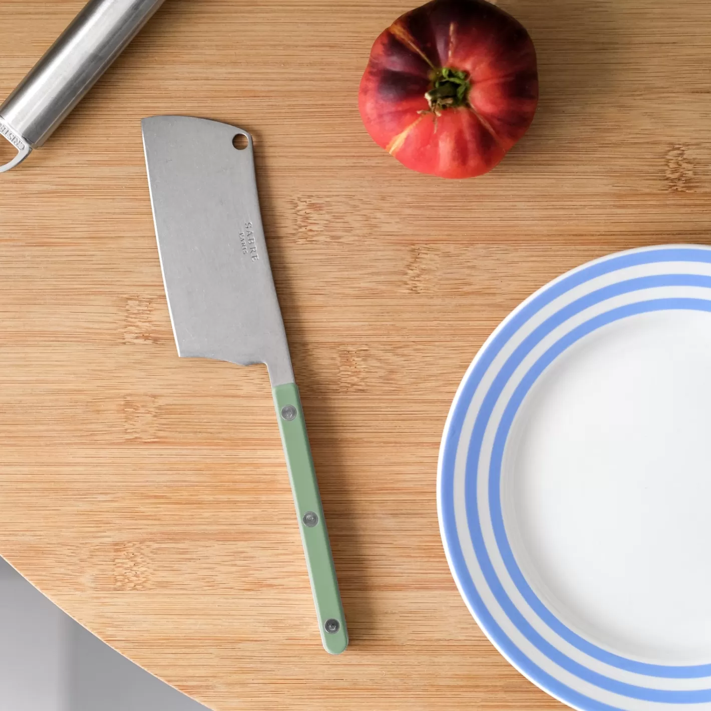 Sabre Paris Cheese Cleaver>Bistrot Vintage Solid, Asparagus