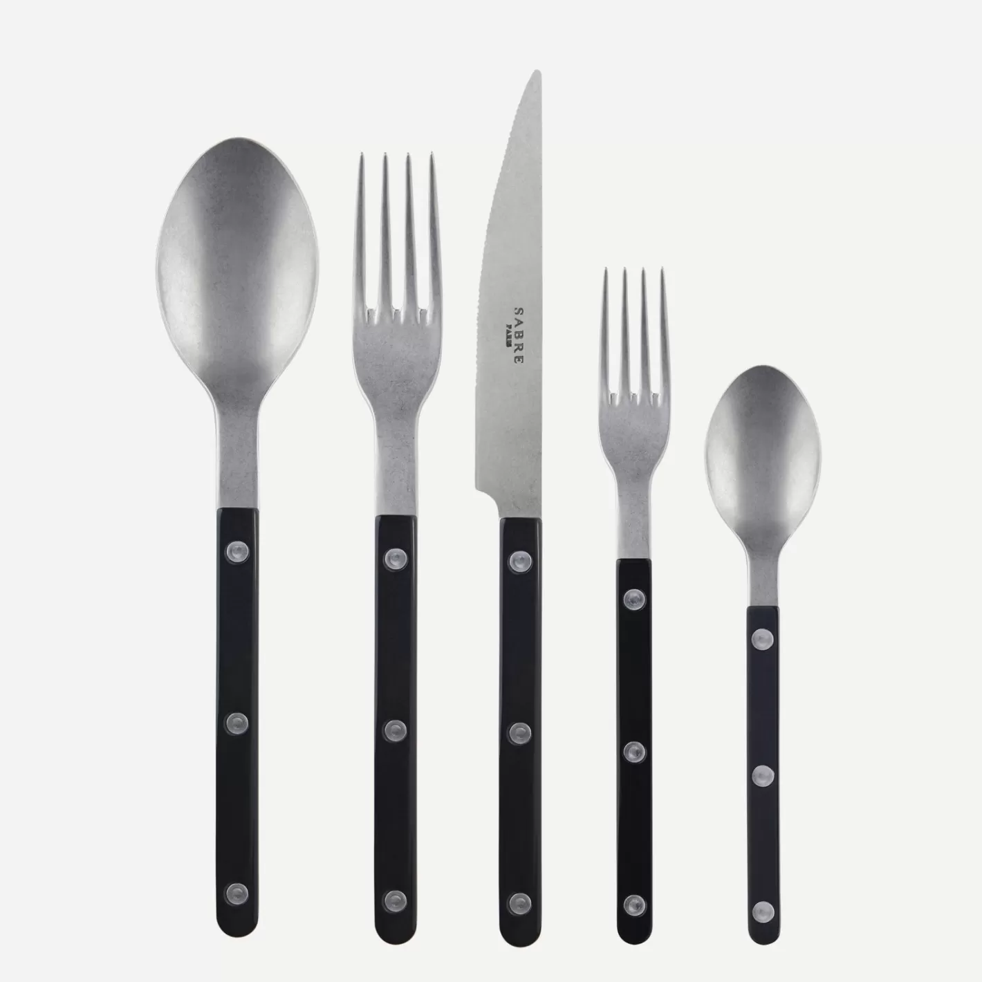Sabre Paris Set Of 5 Pieces>Bistrot Vintage Solid, Black