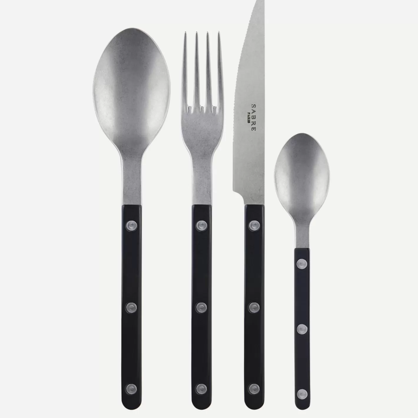 Sabre Paris Set Of 4 Pieces>Bistrot Vintage Solid, Black