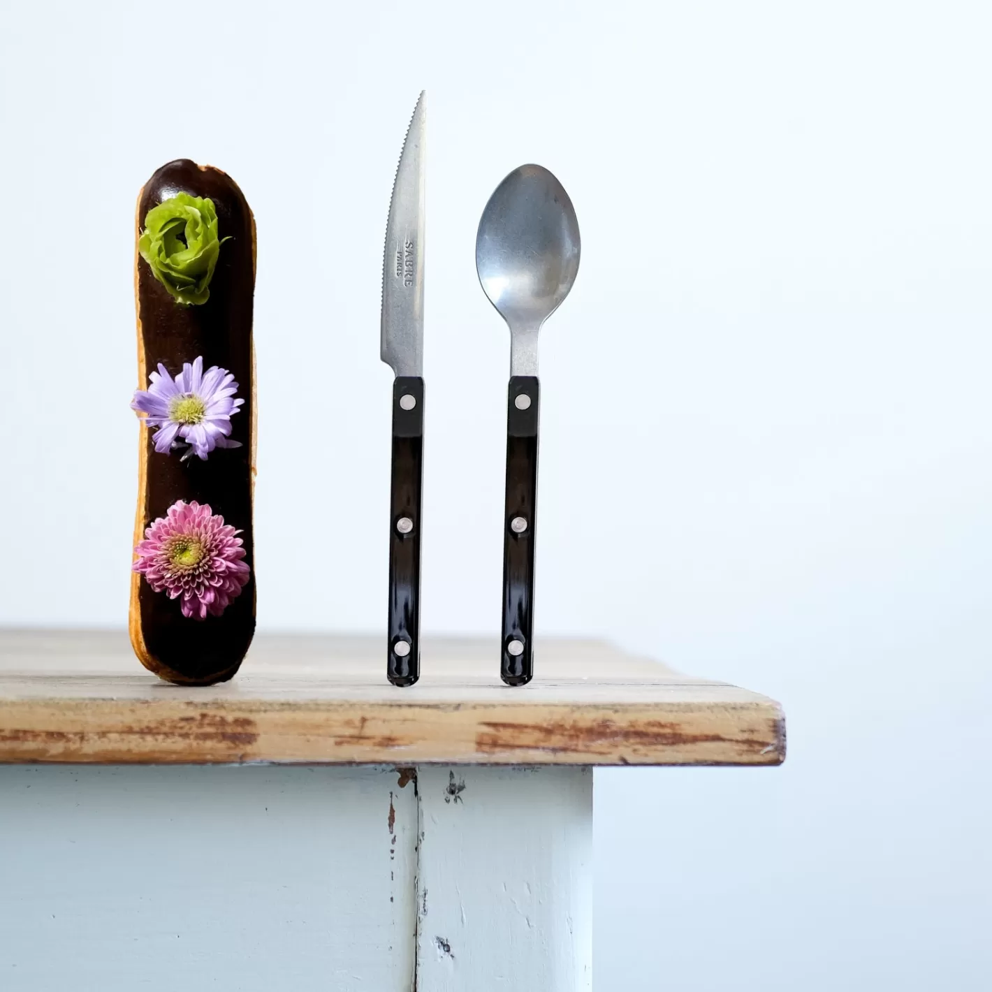 Sabre Paris Dessert Knife>Bistrot Vintage Solid, Black