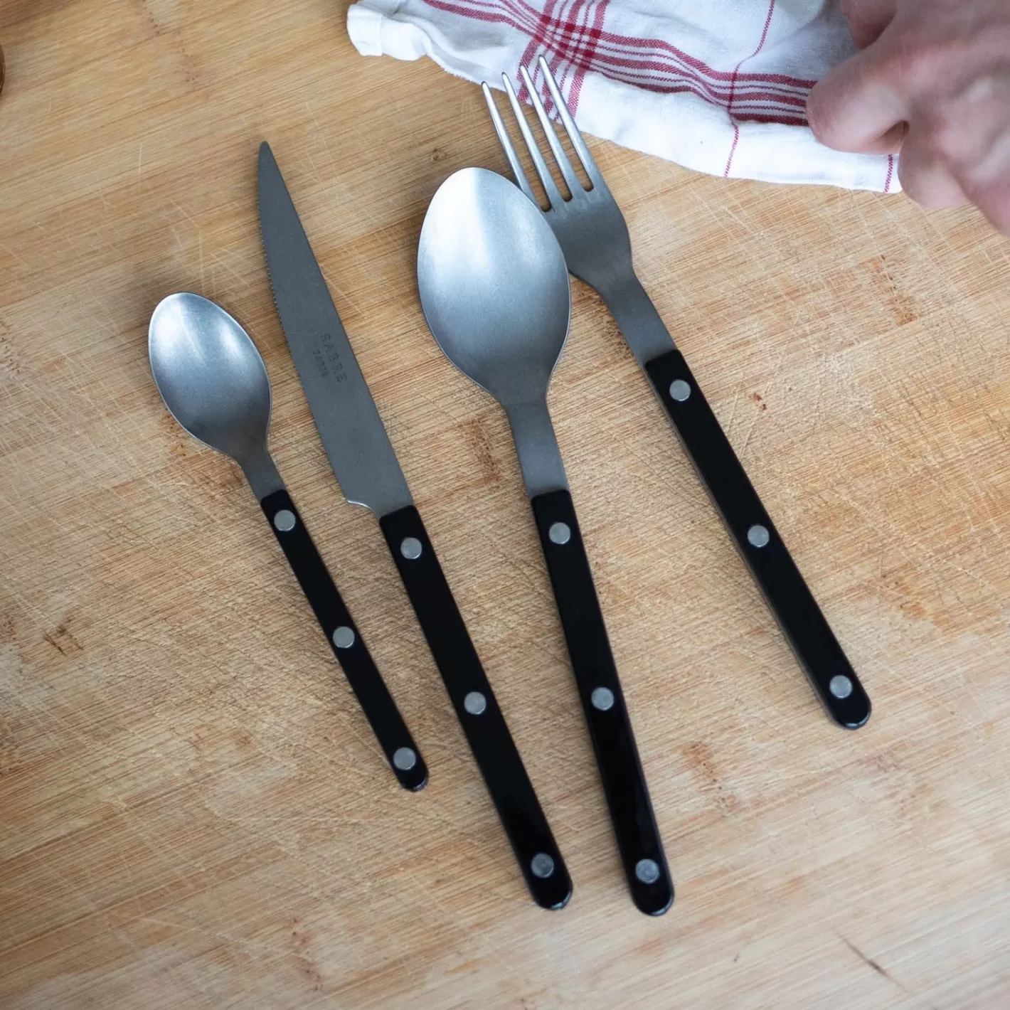 Sabre Paris Set Of 4 Pieces>Bistrot Vintage Solid, Black