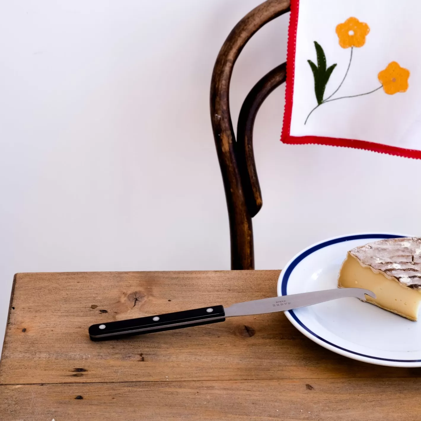 Sabre Paris Cheese Knife>Bistrot Vintage Solid, Black