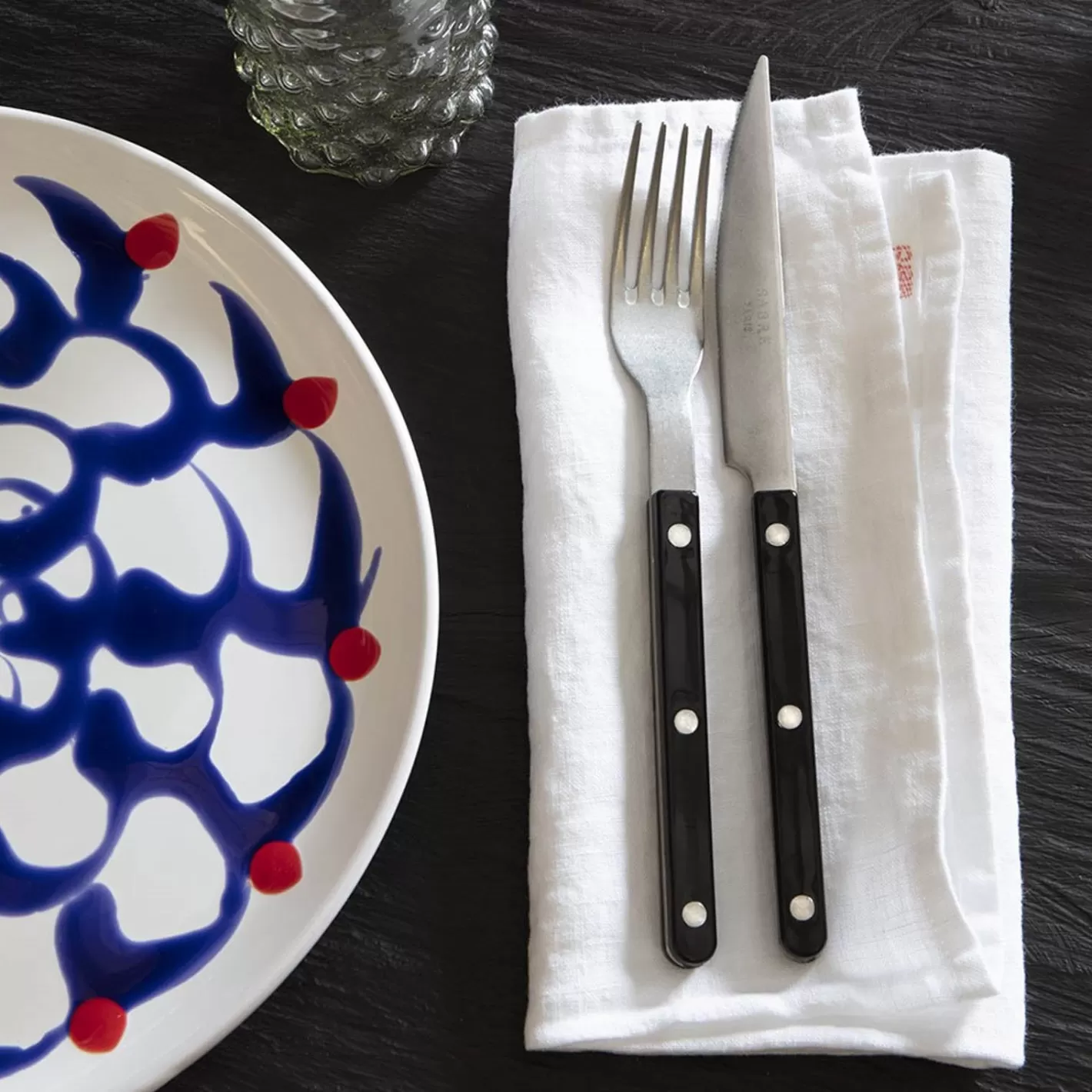Sabre Paris Dinner Fork>Bistrot Vintage Solid, Black