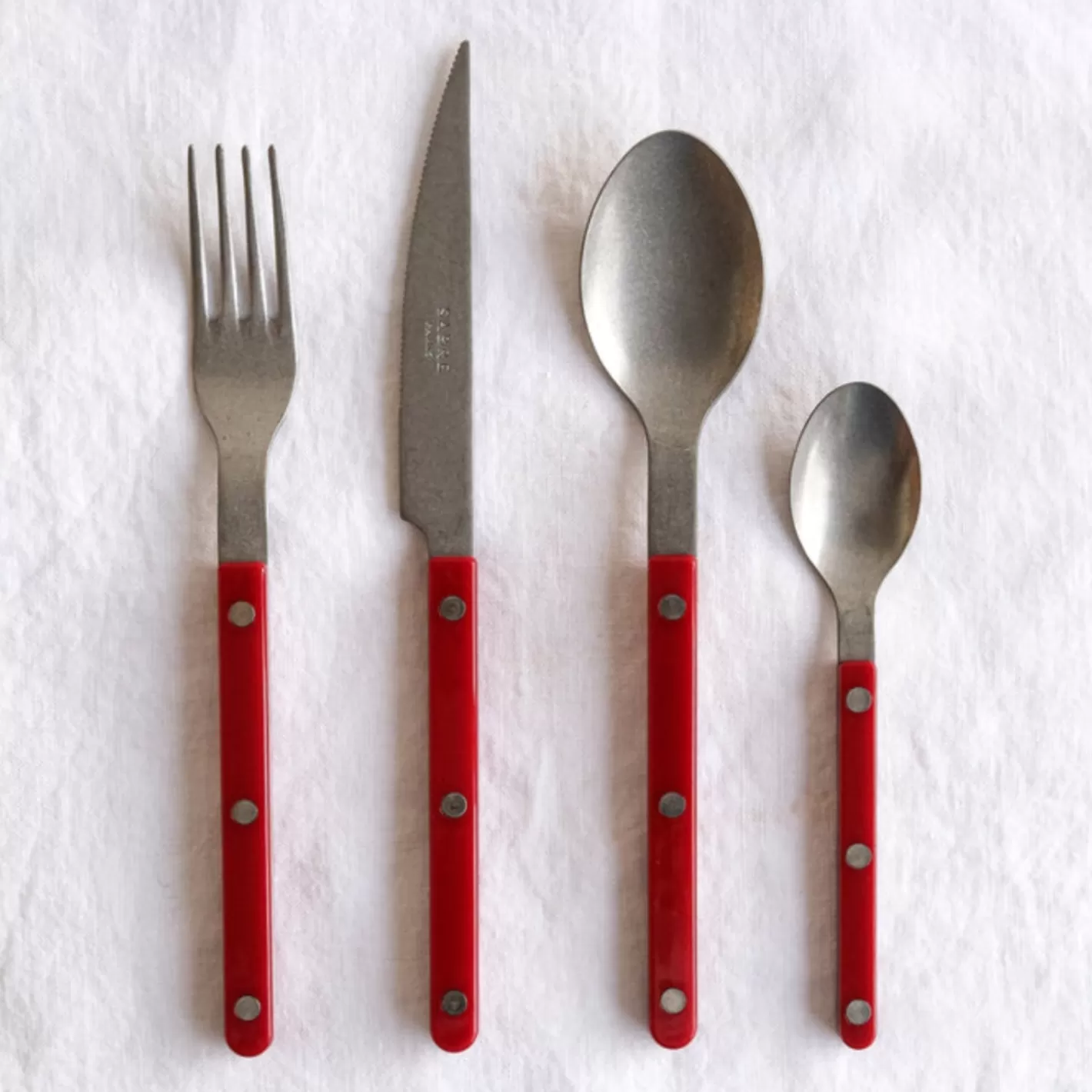Sabre Paris 24 Pieces Set>Bistrot Vintage Solid, Burgundy