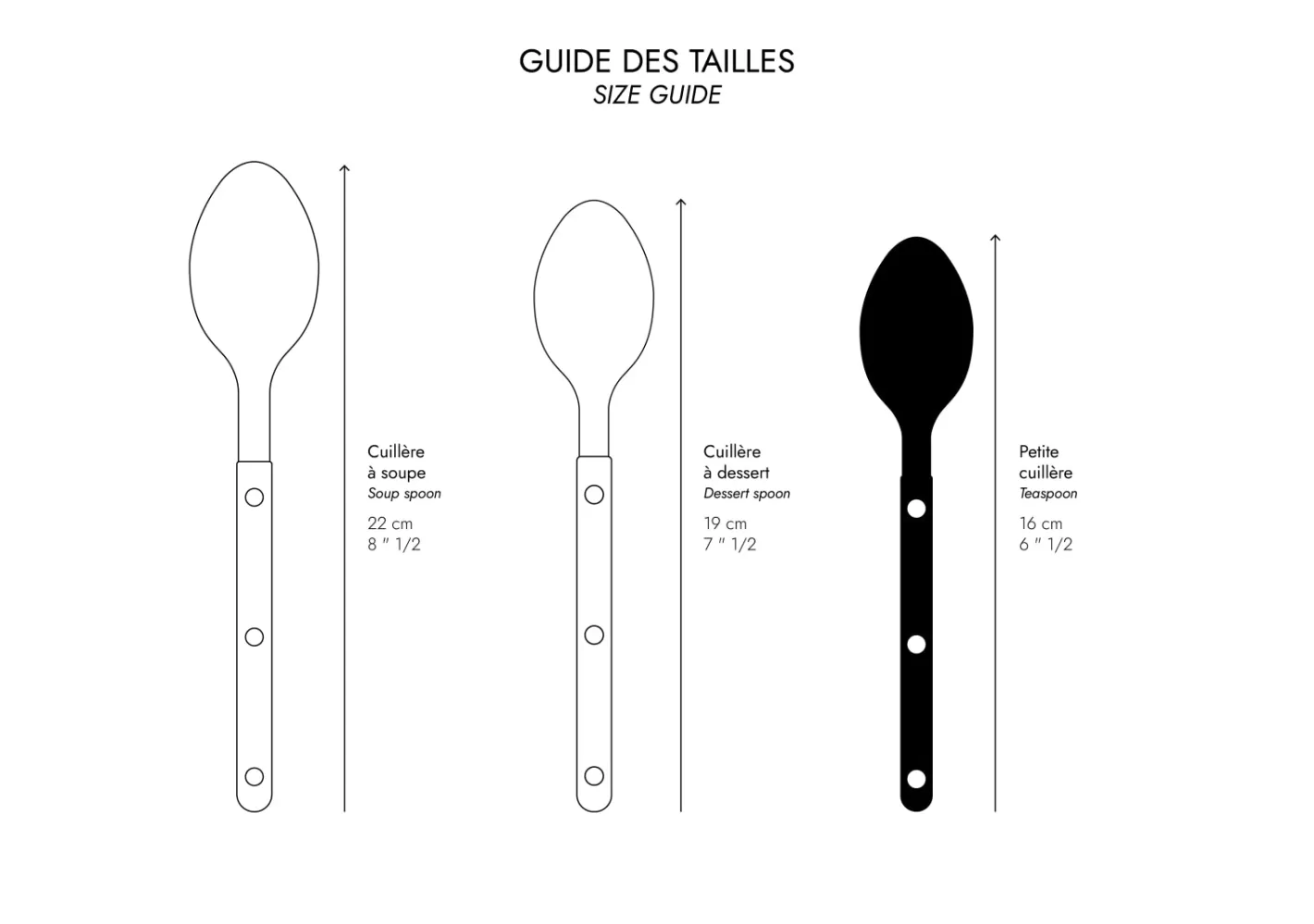 Sabre Paris Teaspoon>Bistrot Vintage Solid, Burgundy
