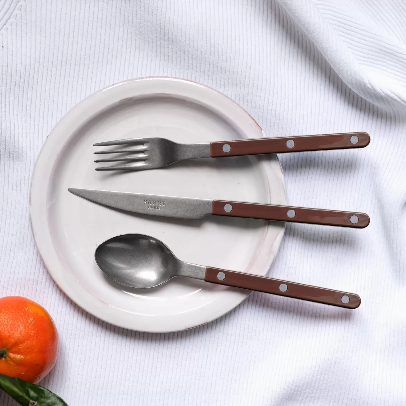 Sabre Paris Dessert Knife>Bistrot Vintage Solid, Chocolate