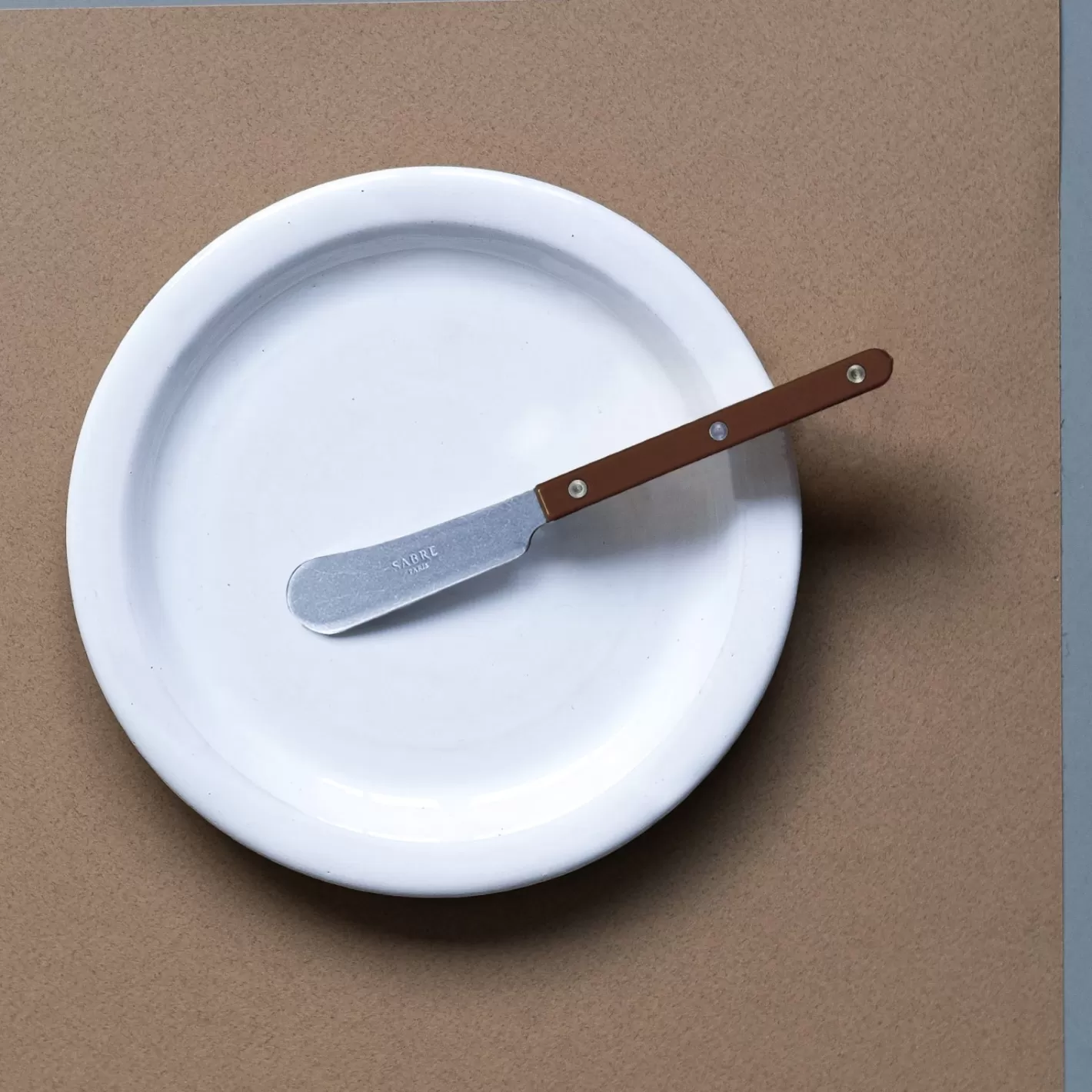 Sabre Paris Butter Spreader>Bistrot Vintage Solid, Chocolate