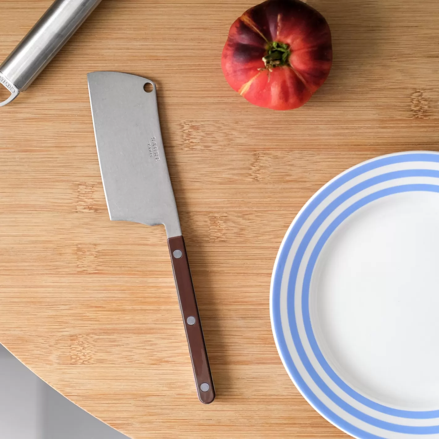Sabre Paris Cheese Cleaver>Bistrot Vintage Solid, Chocolate