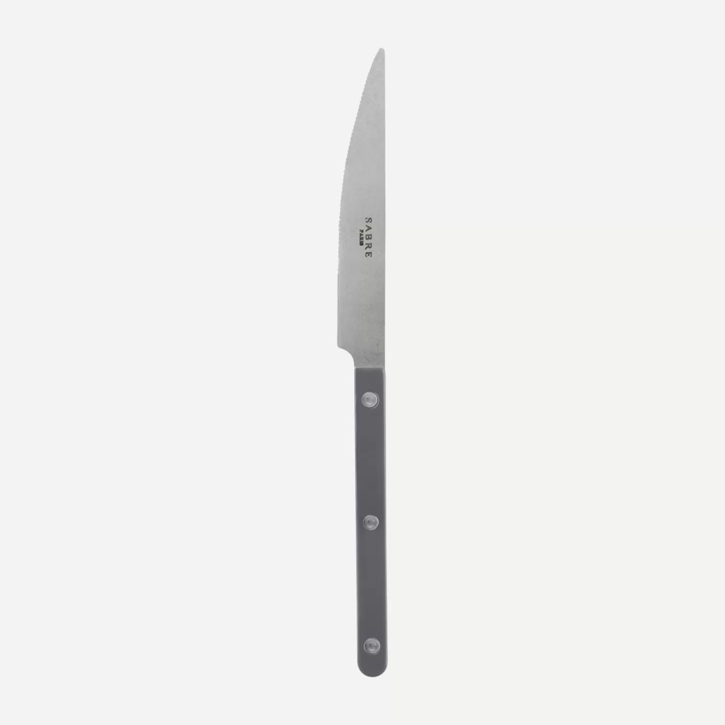 Sabre Paris Dinner Knife>Bistrot Vintage Solid, Dark grey