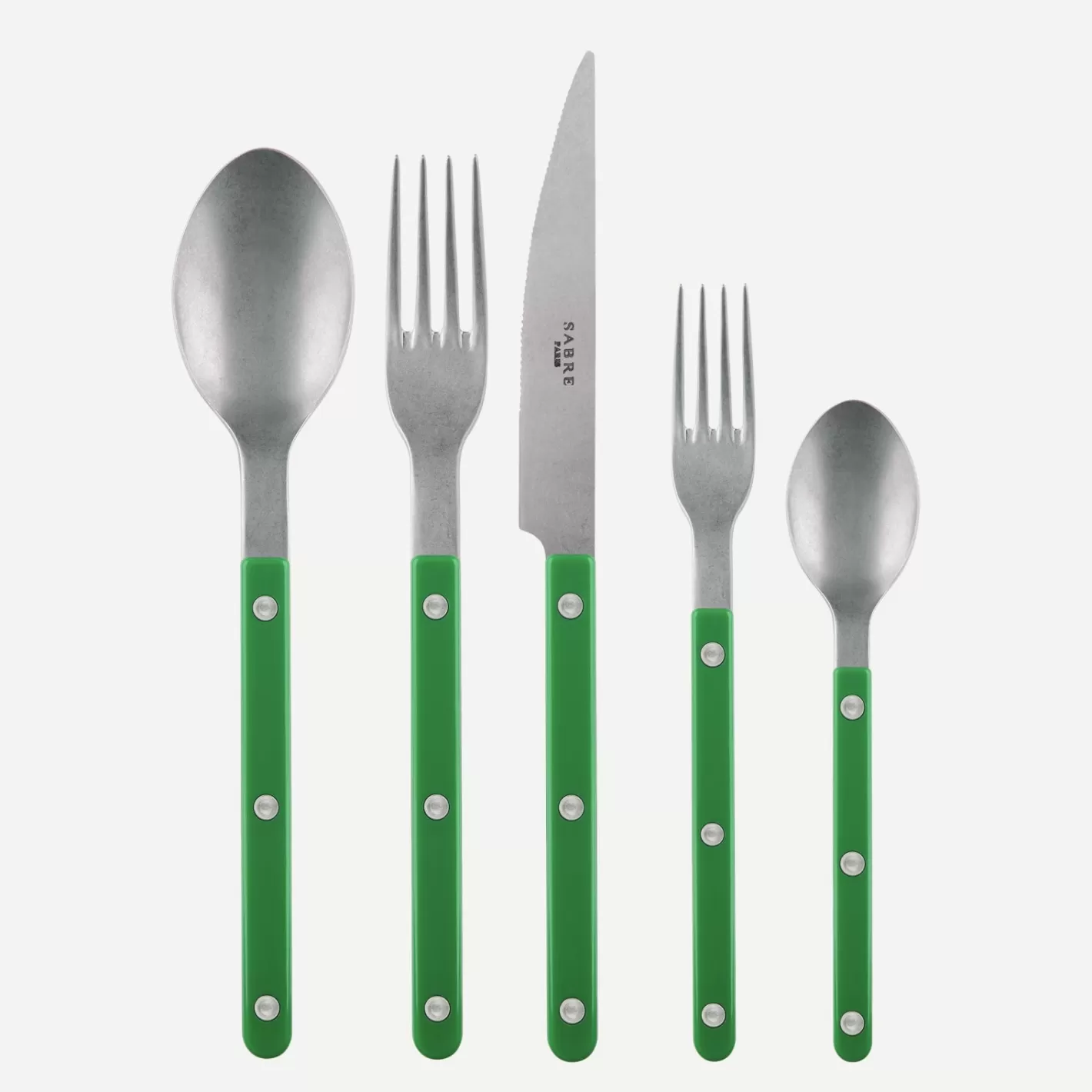 Sabre Paris Set Of 5 Pieces>Bistrot Vintage Solid, Garden green