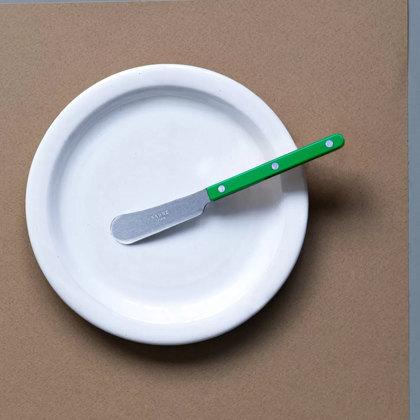 Sabre Paris Butter Spreader>Bistrot Vintage Solid, Garden green