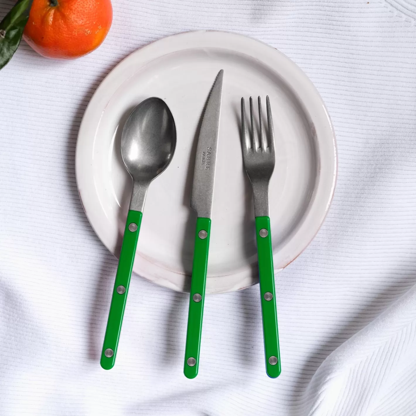 Sabre Paris Dessert Knife>Bistrot Vintage Solid, Garden green