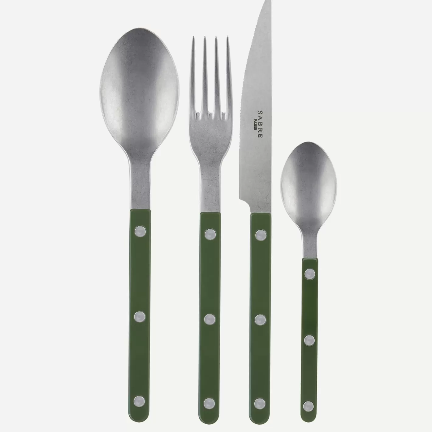Sabre Paris 24 Pieces Set>Bistrot Vintage Solid, Green