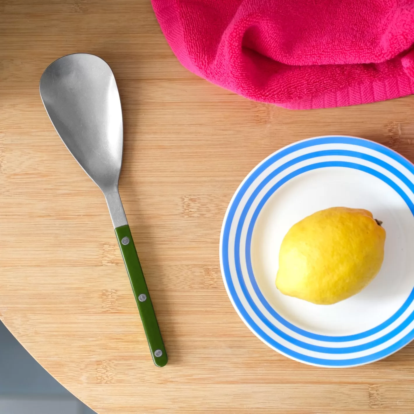 Sabre Paris Rice Spoon>Bistrot Vintage Solid, Green