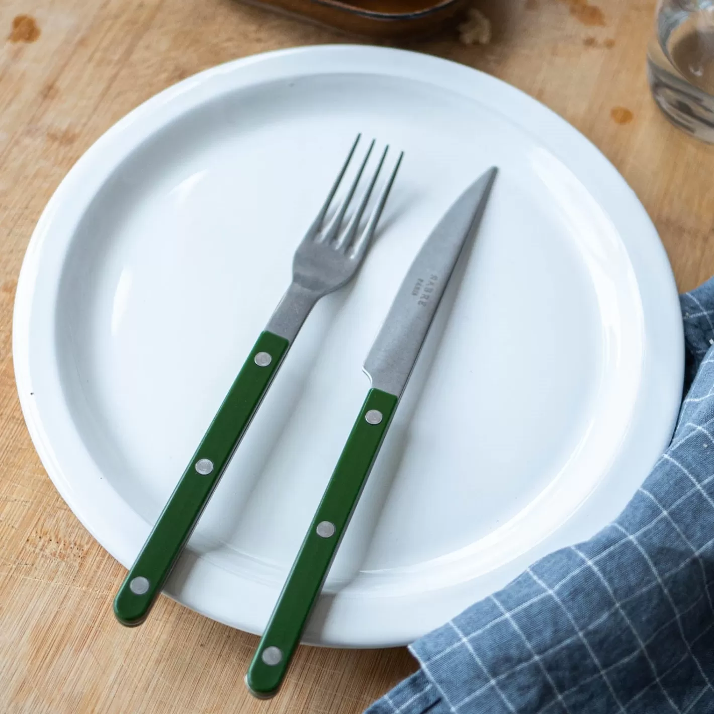Sabre Paris Dinner Knife>Bistrot Vintage Solid, Green