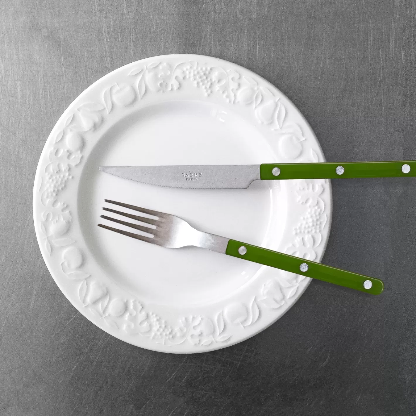 Sabre Paris Dinner Fork>Bistrot Vintage Solid, Green