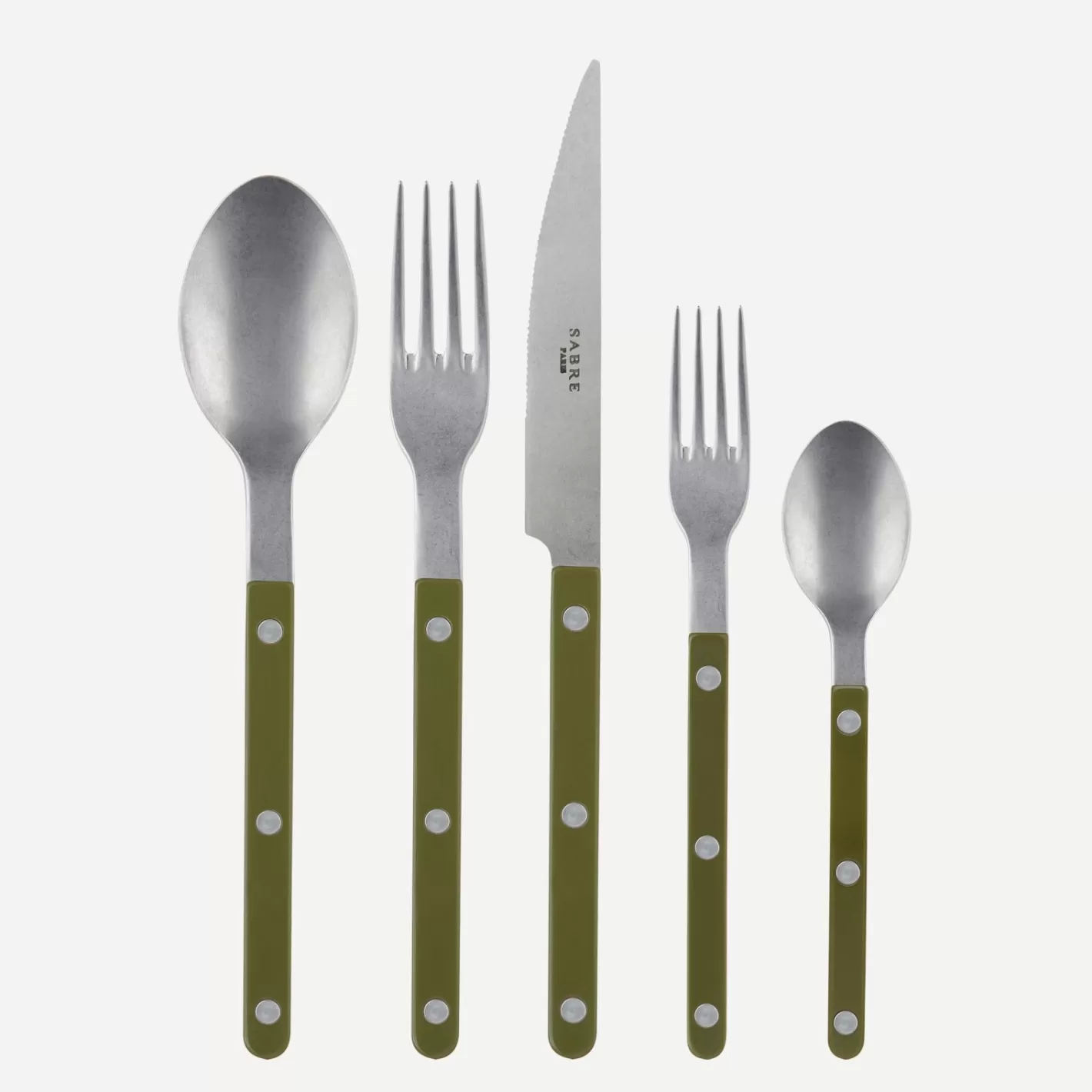 Sabre Paris Set Of 5 Pieces>Bistrot Vintage Solid, Green fern