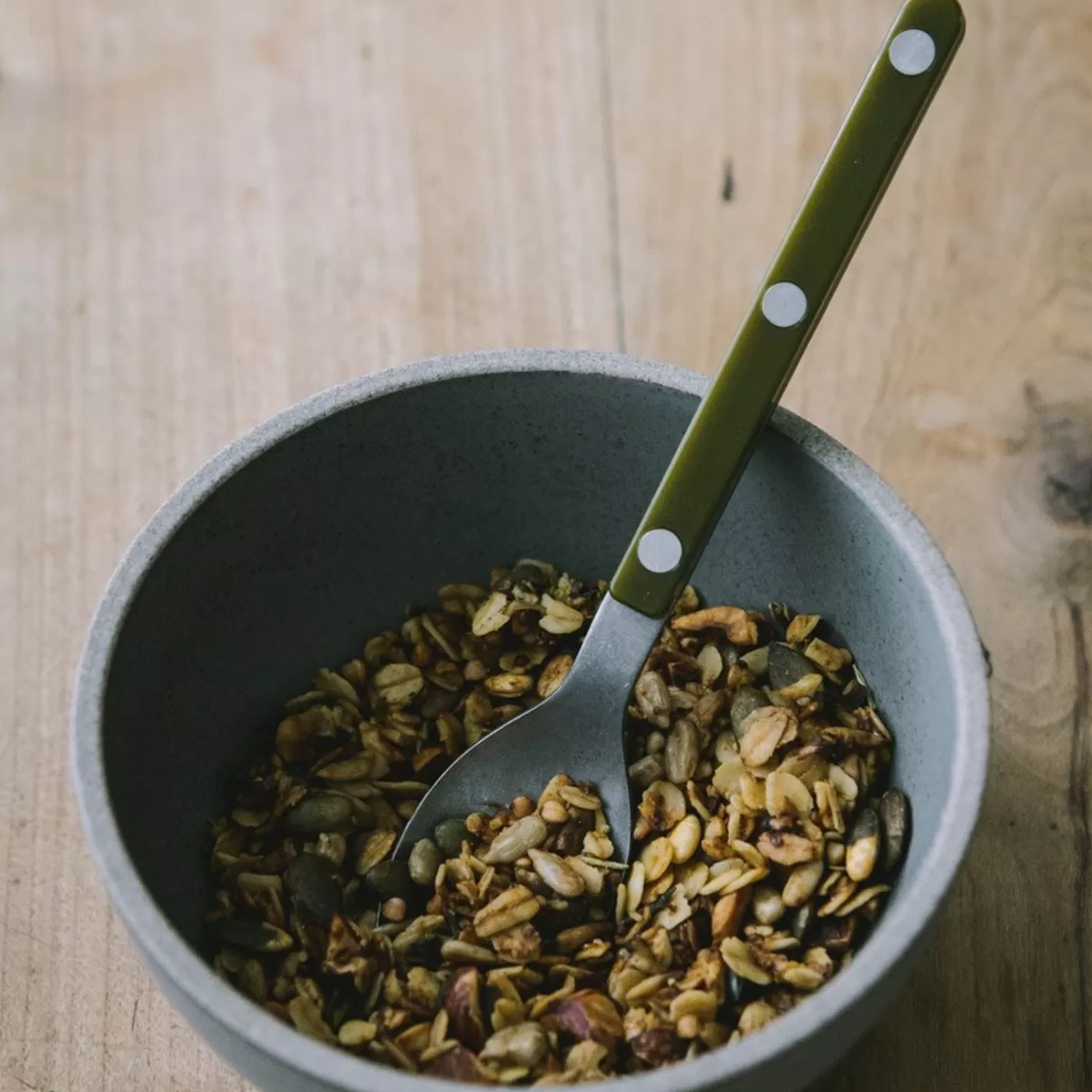 Sabre Paris Soup Spoon>Bistrot Vintage Solid, Green fern