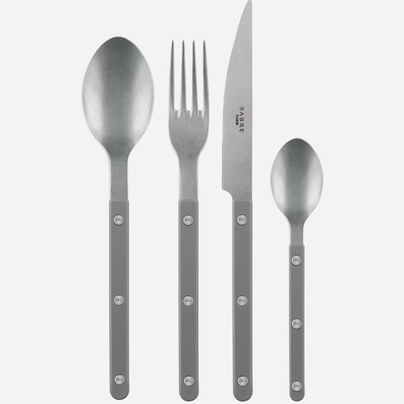 Sabre Paris 24 Pieces Set>Bistrot Vintage Solid, Grey