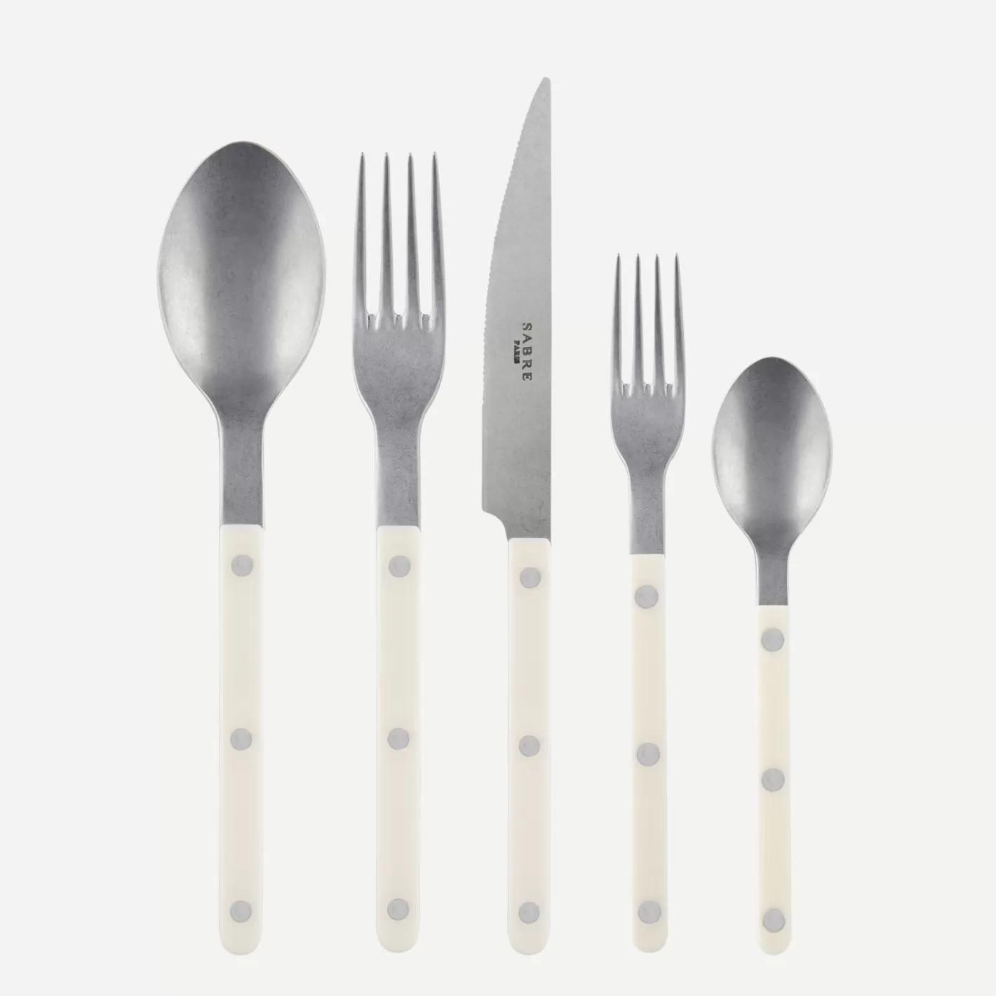 Sabre Paris Set Of 5 Pieces>Bistrot Vintage Solid, Ivory