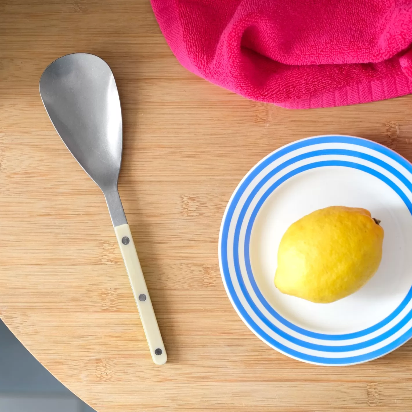 Sabre Paris Rice Spoon>Bistrot Vintage Solid, Ivory