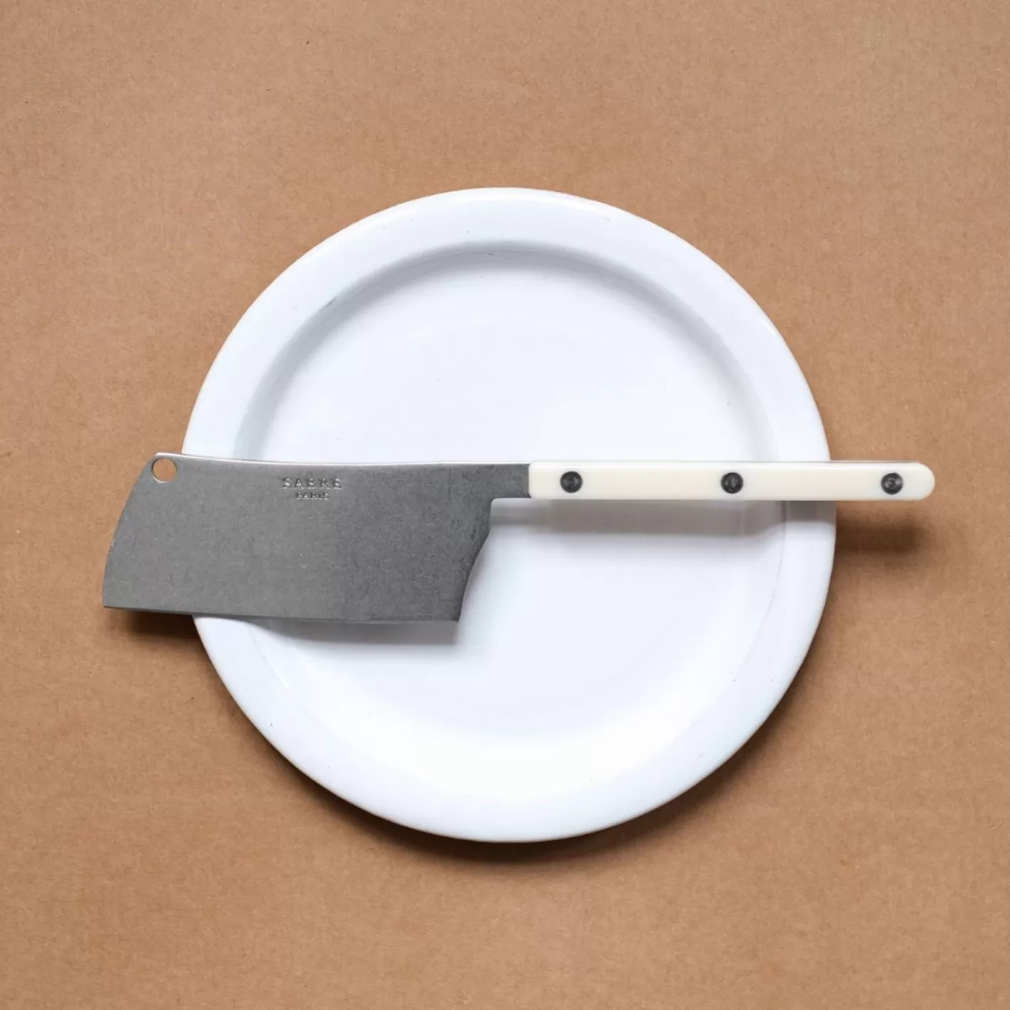 Sabre Paris Cheese Cleaver>Bistrot Vintage Solid, Ivory