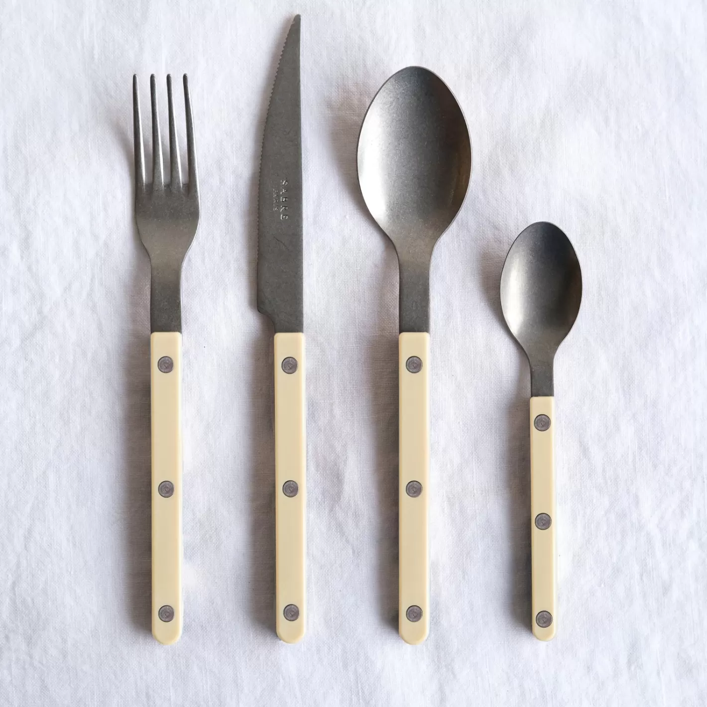 Sabre Paris Set Of 5 Pieces>Bistrot Vintage Solid, Ivory