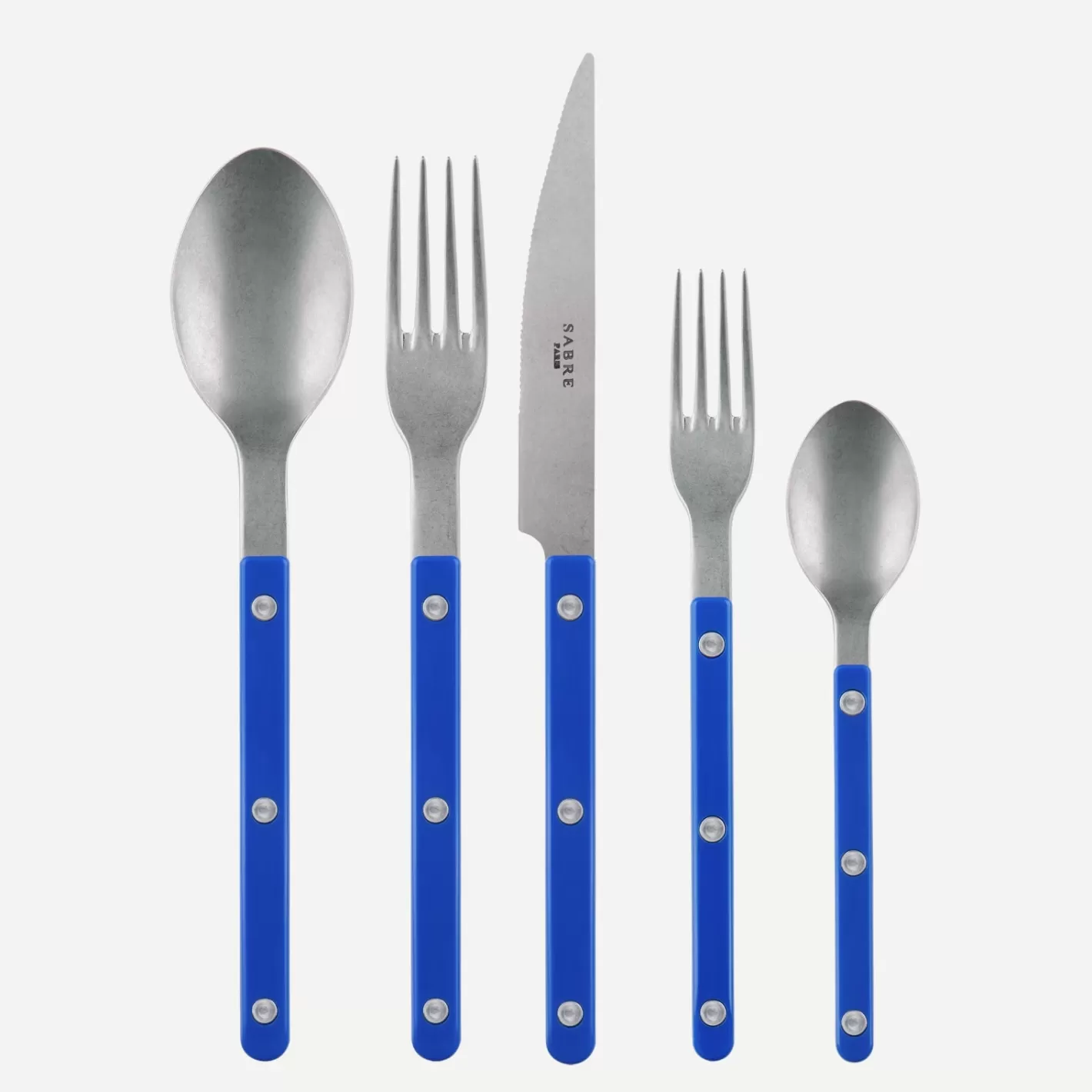 Sabre Paris Set Of 5 Pieces>Bistrot Vintage Solid, Lapis blue