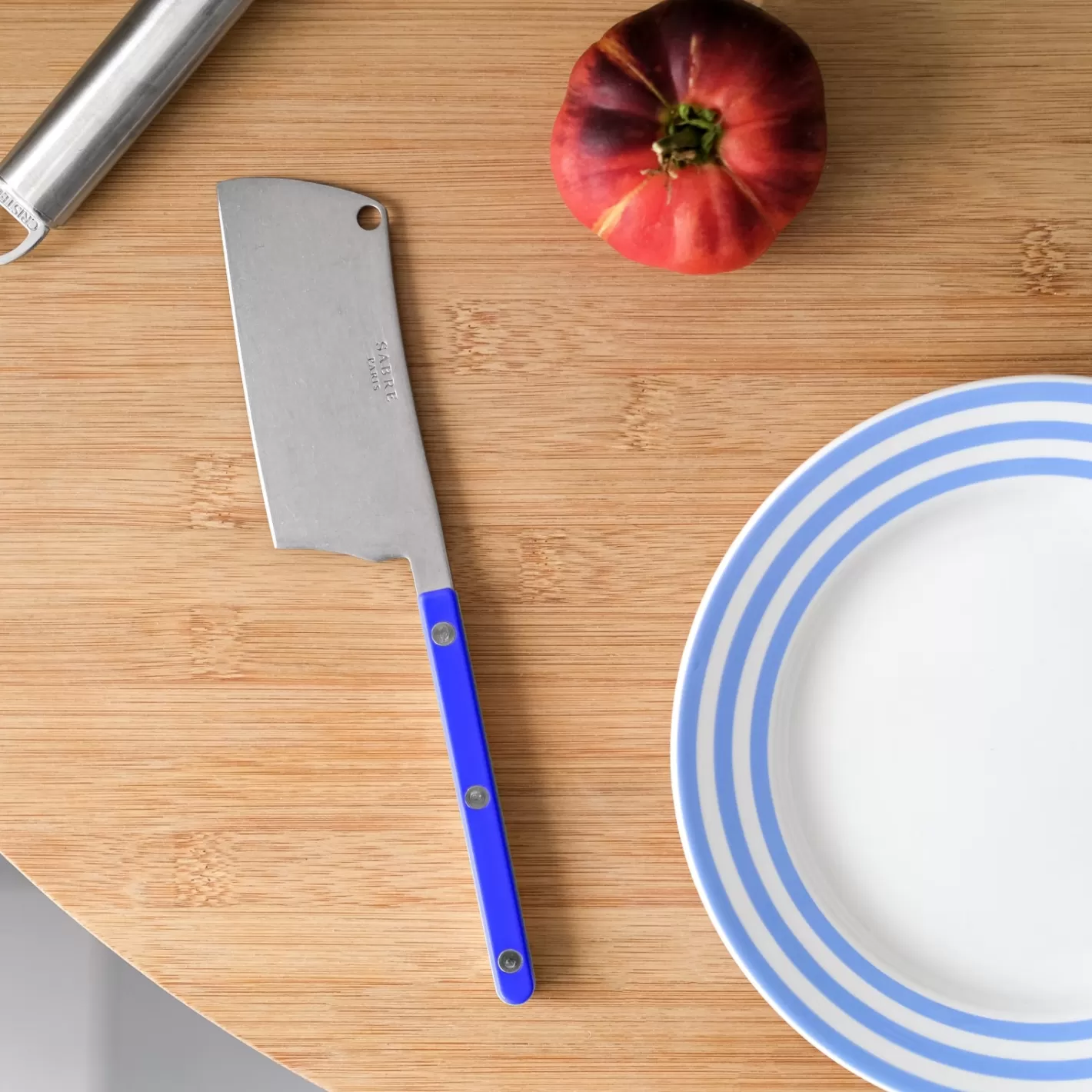 Sabre Paris Cheese Cleaver>Bistrot Vintage Solid, Lapis blue