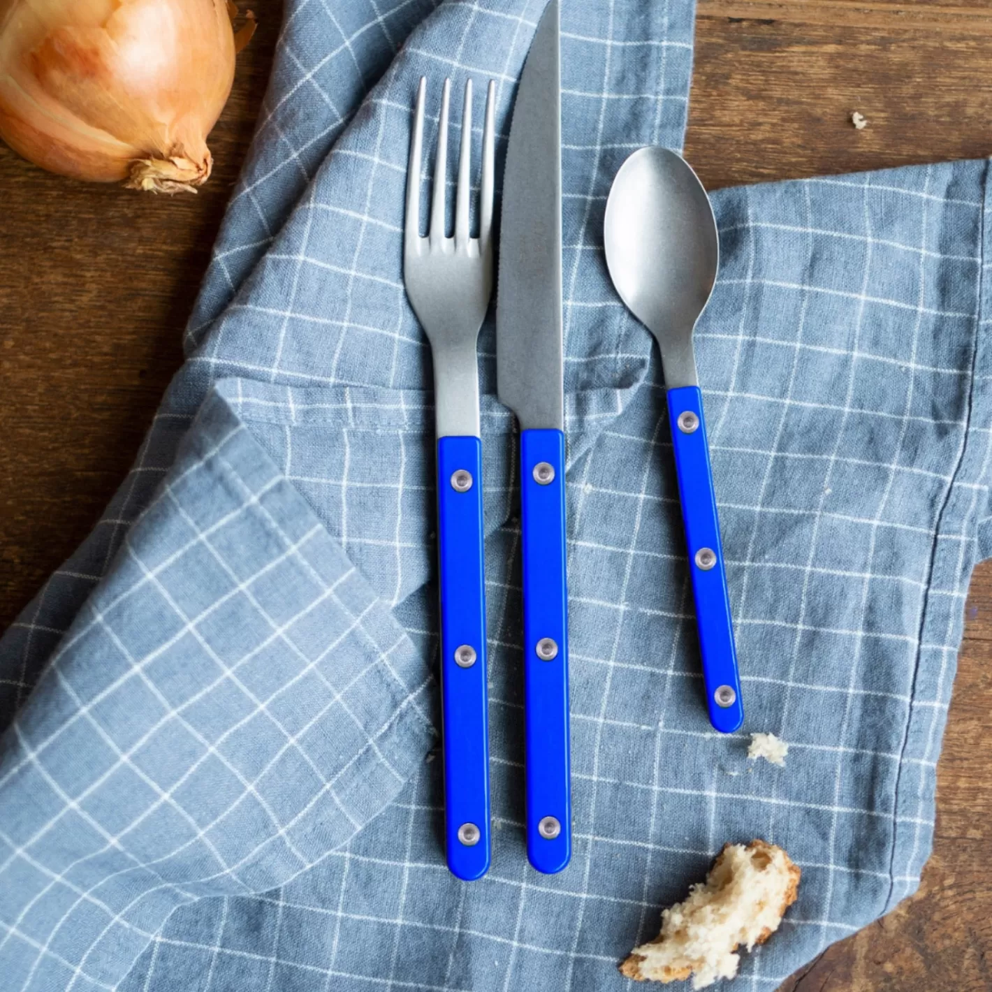 Sabre Paris Set Of 5 Pieces>Bistrot Vintage Solid, Lapis blue