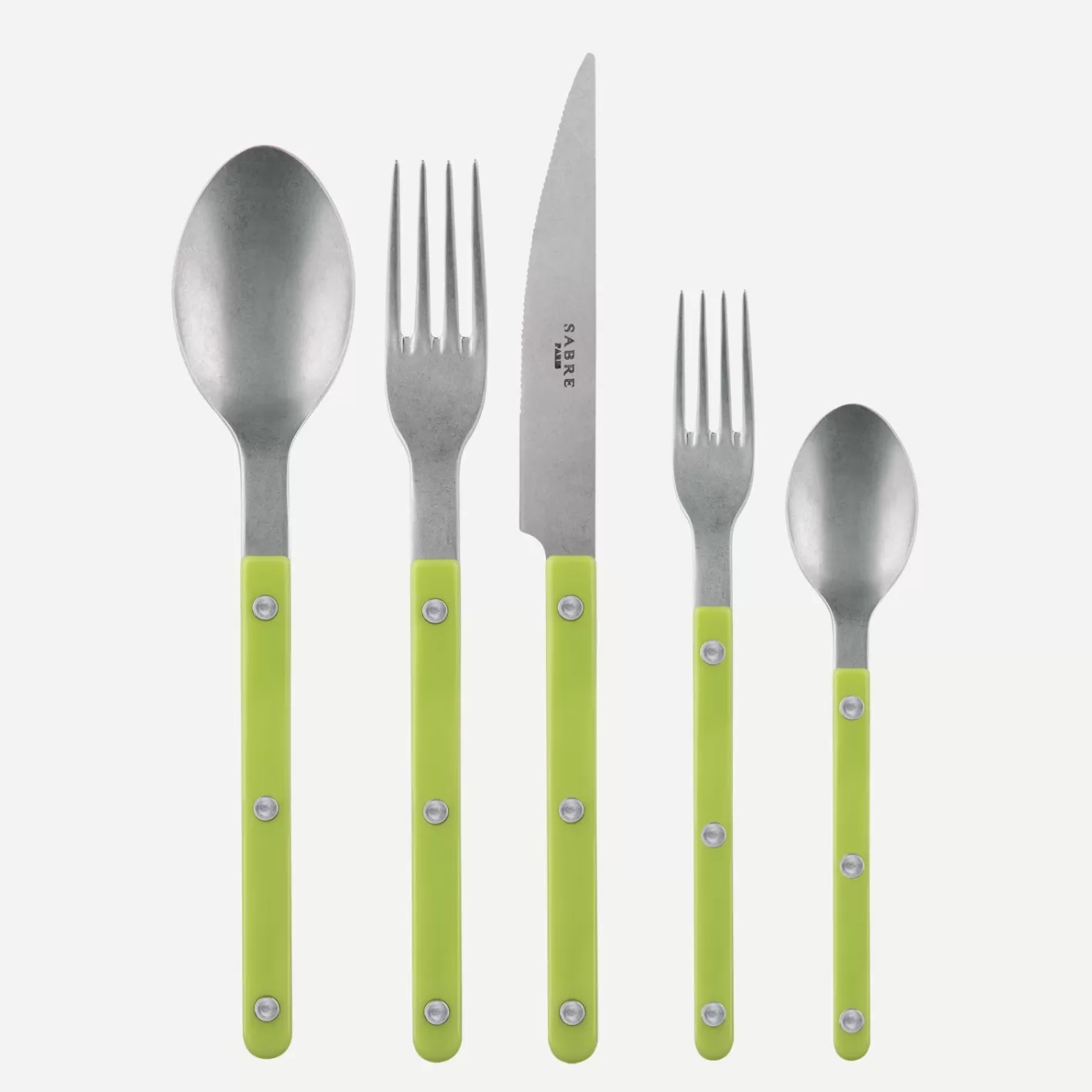 Sabre Paris Set Of 5 Pieces>Bistrot Vintage Solid, Lime