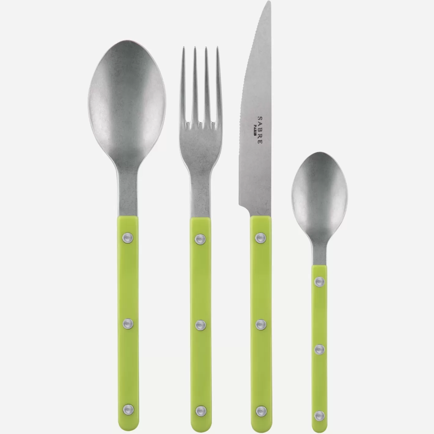 Sabre Paris 24 Pieces Set>Bistrot Vintage Solid, Lime