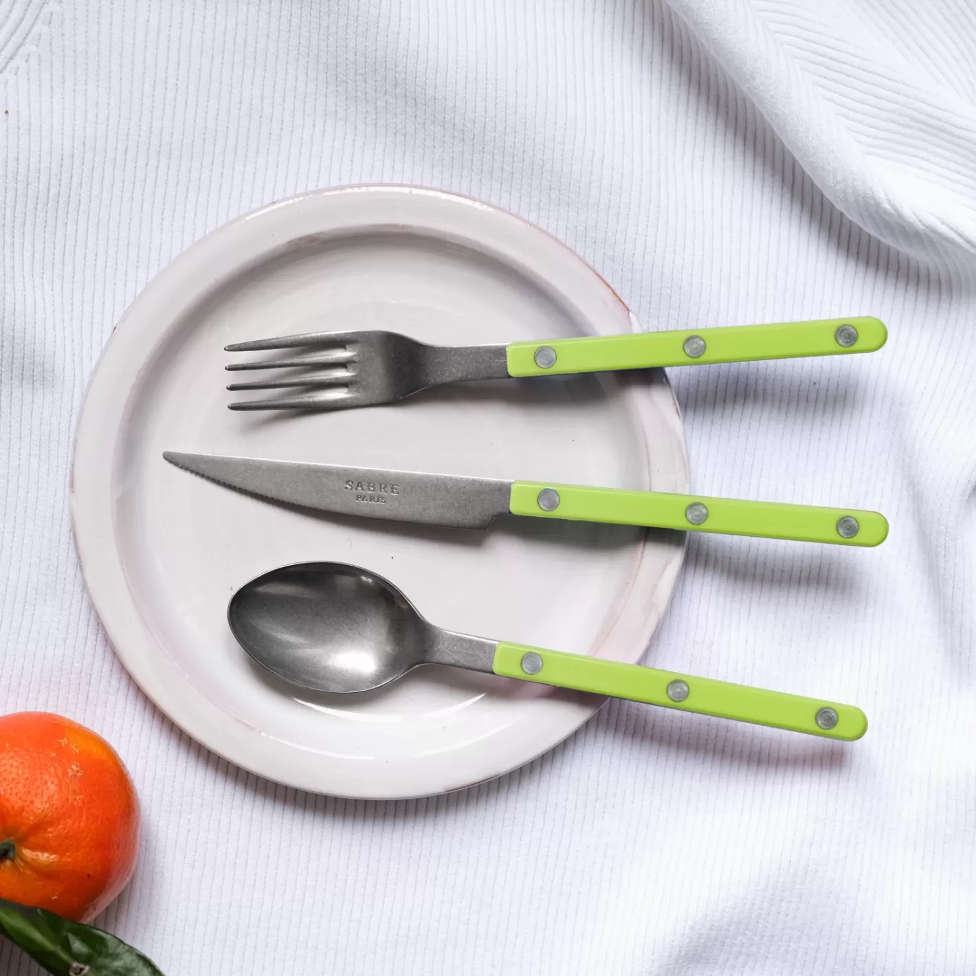 Sabre Paris Dessert Knife>Bistrot Vintage Solid, Lime