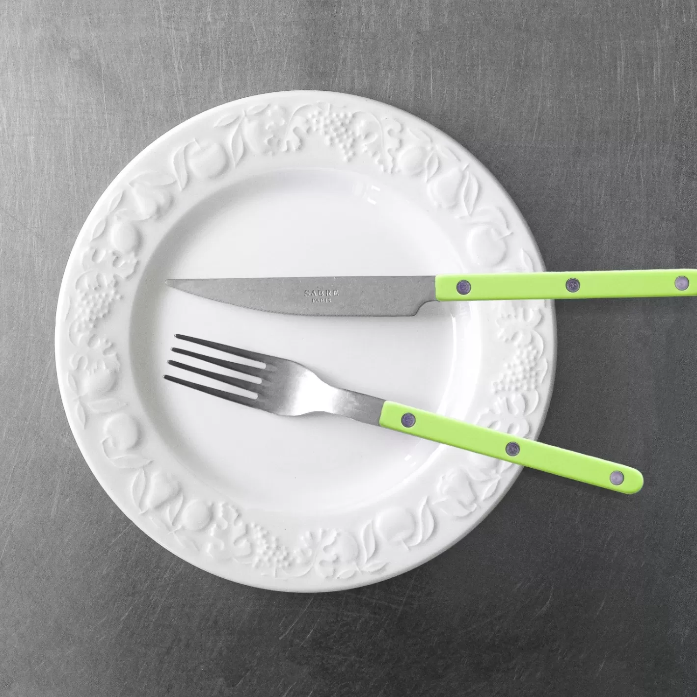 Sabre Paris 24 Pieces Set>Bistrot Vintage Solid, Lime