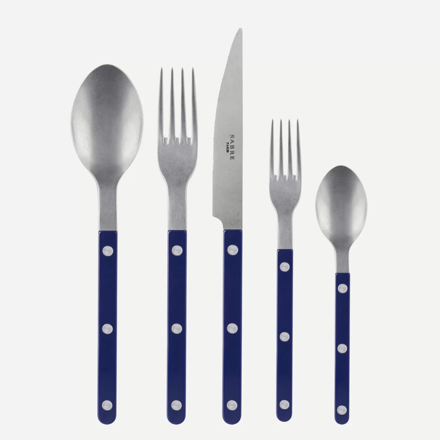 Sabre Paris Set Of 5 Pieces>Bistrot Vintage Solid, Navy blue
