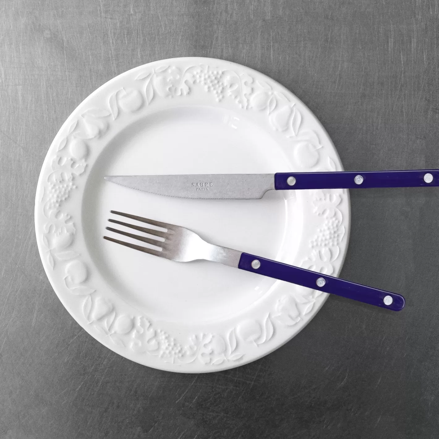 Sabre Paris Dinner Knife>Bistrot Vintage Solid, Navy blue