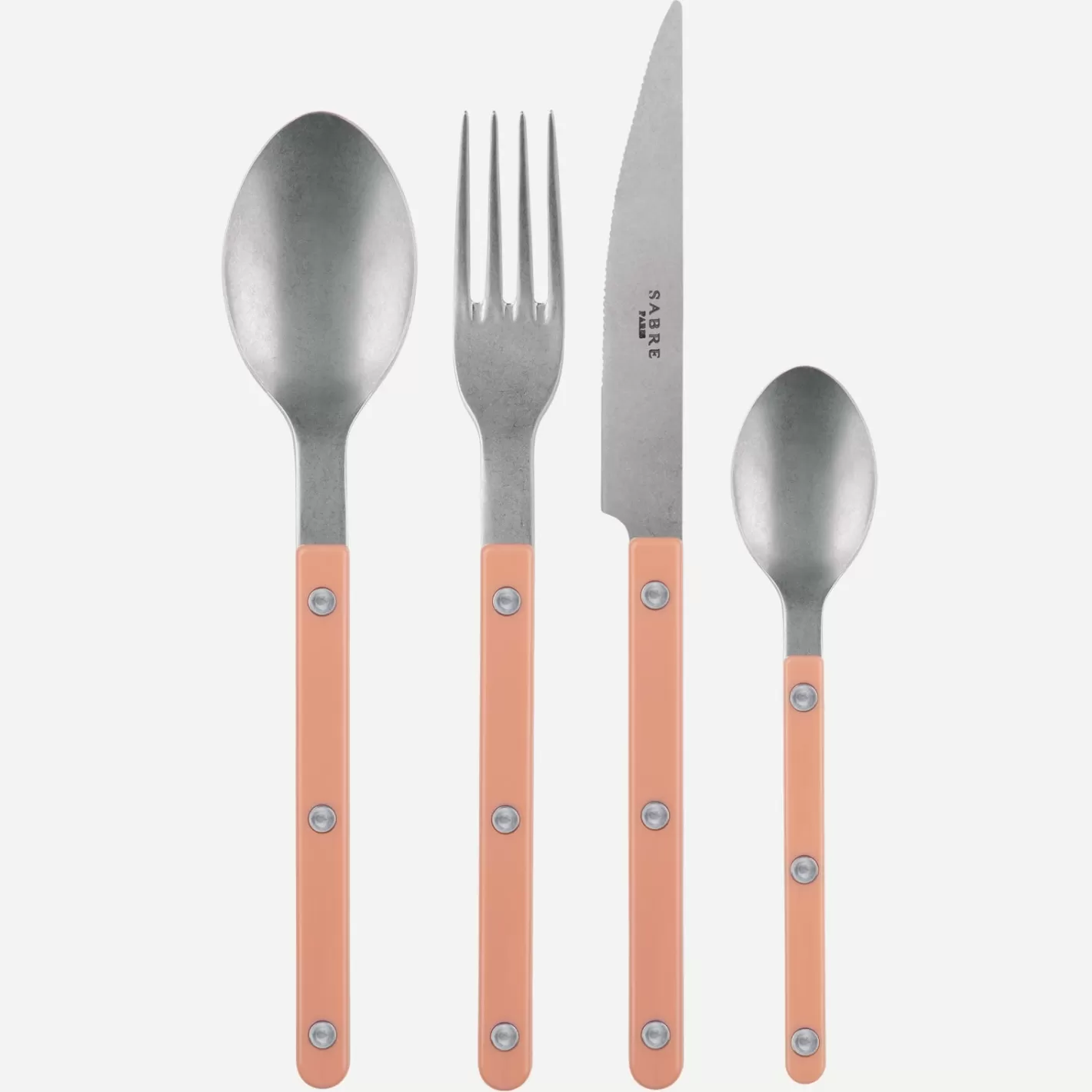 Sabre Paris 24 Pieces Set>Bistrot Vintage Solid, Nude Pink