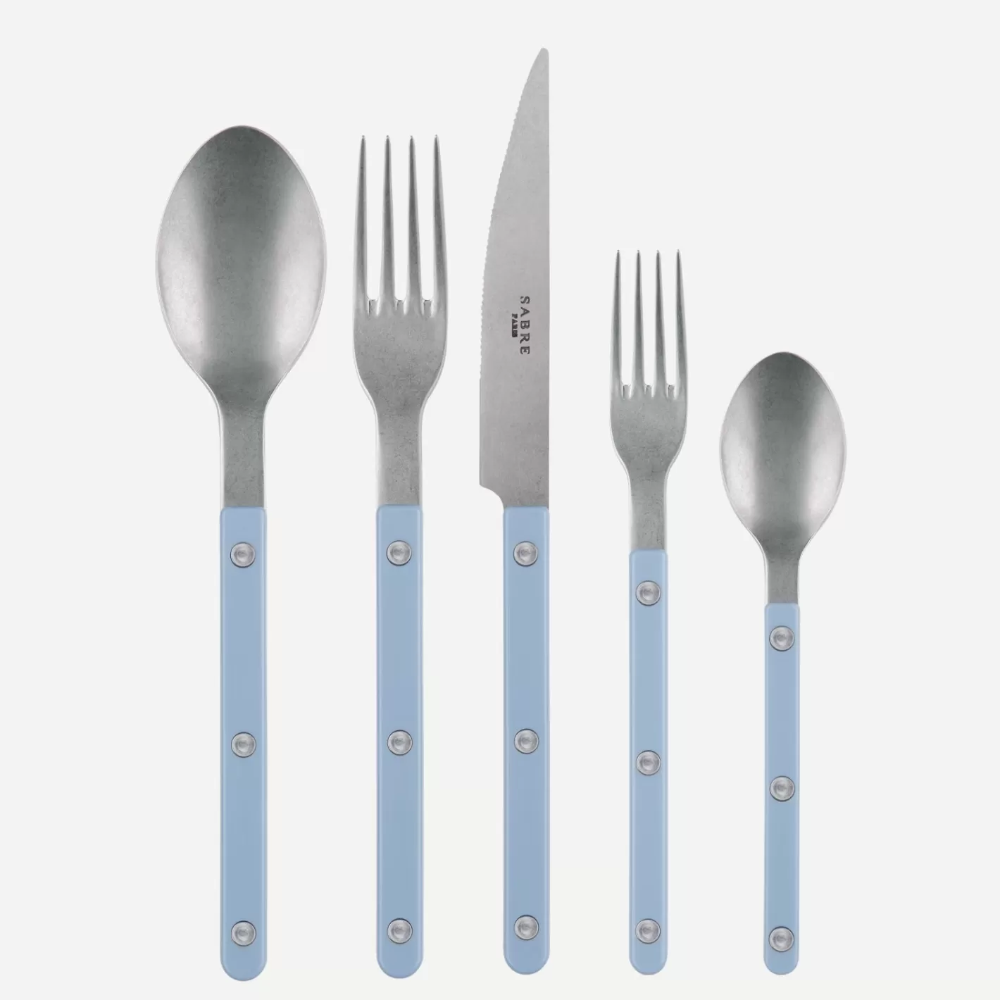 Sabre Paris Set Of 5 Pieces>Bistrot Vintage Solid, Pastel blue