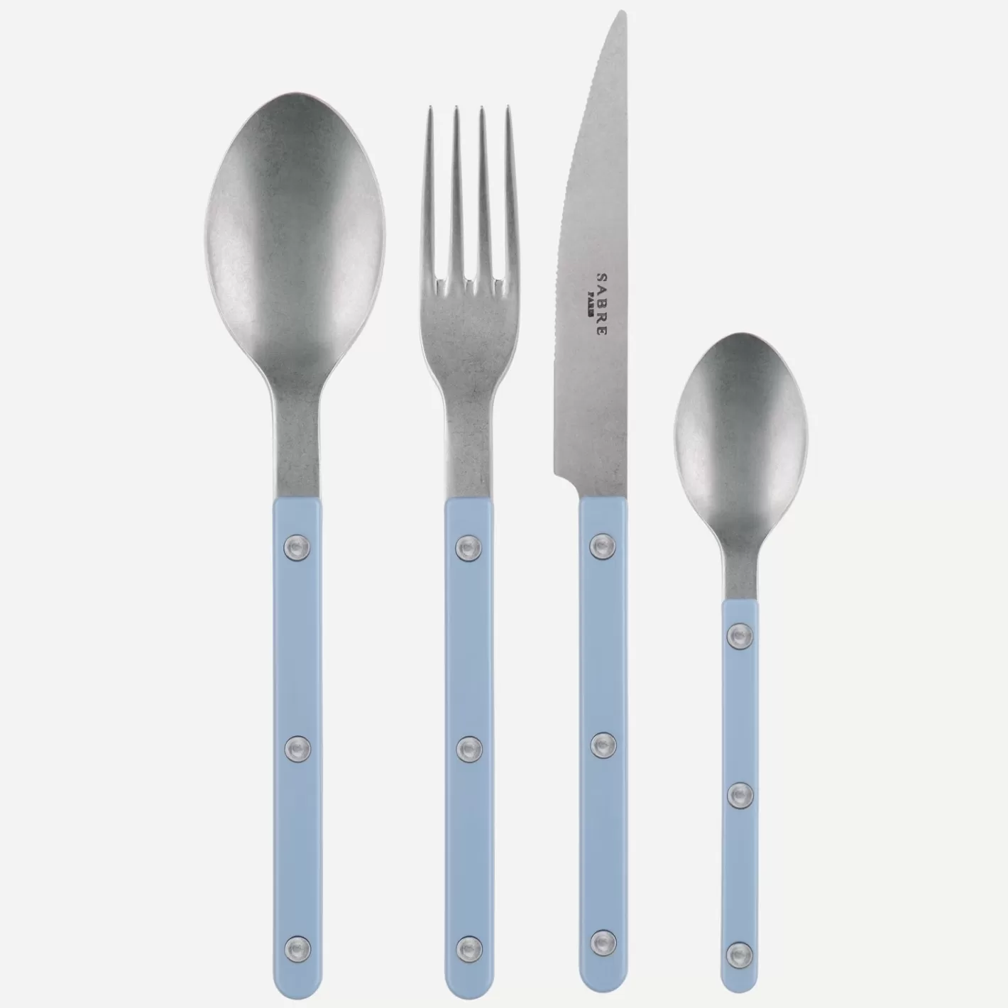 Sabre Paris 24 Pieces Set>Bistrot Vintage Solid, Pastel blue