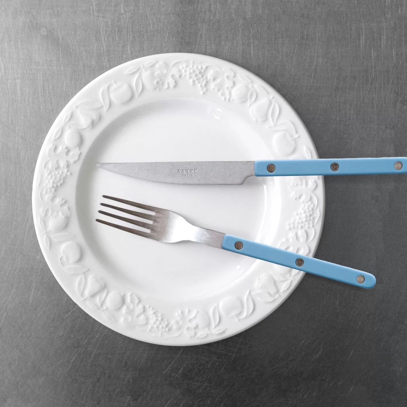 Sabre Paris Set Of 5 Pieces>Bistrot Vintage Solid, Pastel blue