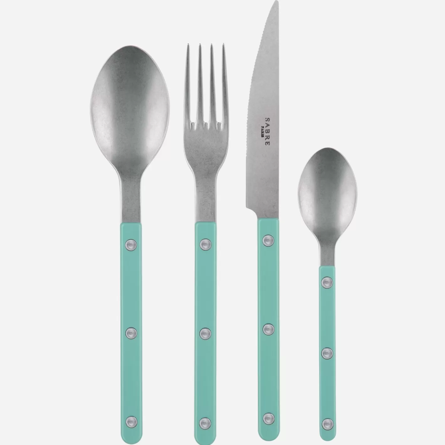 Sabre Paris 24 Pieces Set>Bistrot Vintage Solid, Pastel green
